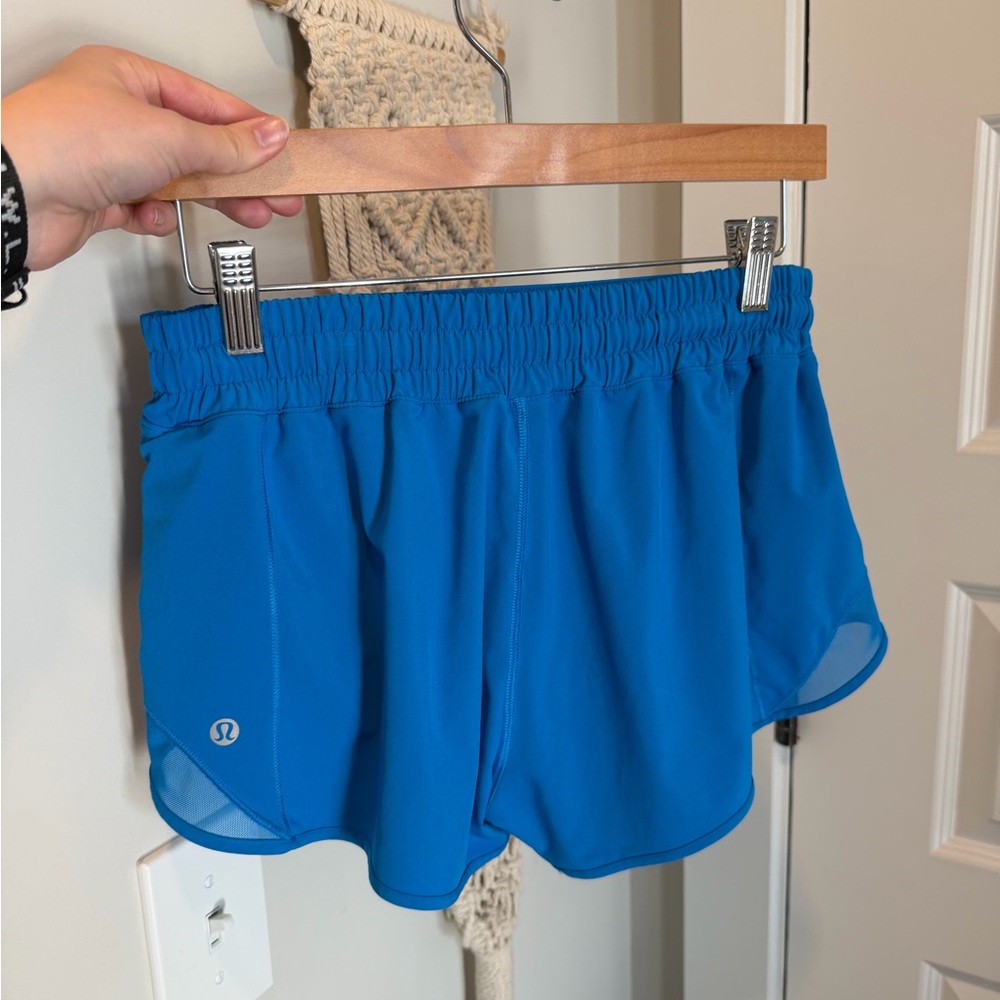Lululemon Poolside Blue Hotty Hot Shorts